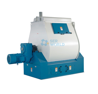 Buy Single Shaft Paddle Mixer Animal Feed Mixer Machine Customized 0.2m3 online manufacture