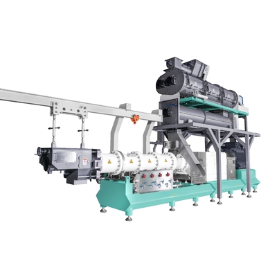 Buy Double Screw Floating Fish Feed Pellet Making Machine 8-12t/h Capacity Fish Feed Pellet Mill online manufacture