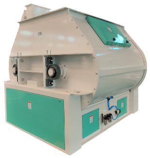 Buy Stainless Steel Double Shaft Paddle Mixer 200-5000kg/H For Livestock Poultry Feed online manufacture