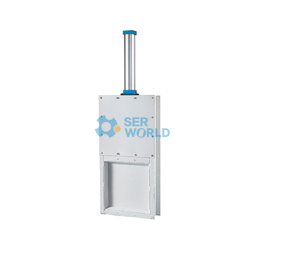 Buy Electric / Pneumatic Control Conveyor Slide Gate For Animal Food Processing Material Discharge online manufacture