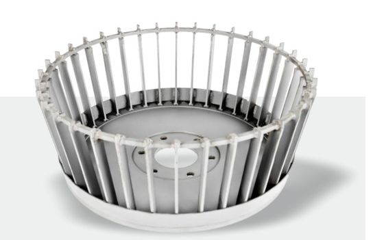 comprare Parti di ricambio della ruota del classificatore in acciaio per l'estruttore per mangimi acquatici online manufacture