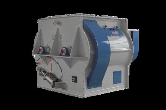 comprar Misturador de pás de eixo duplo Máquina misturadora de ração animal 1000kg/P Para linha de ração animal online manufacture